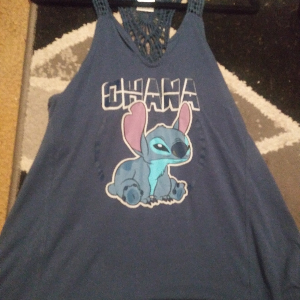 Stitch blue tank top